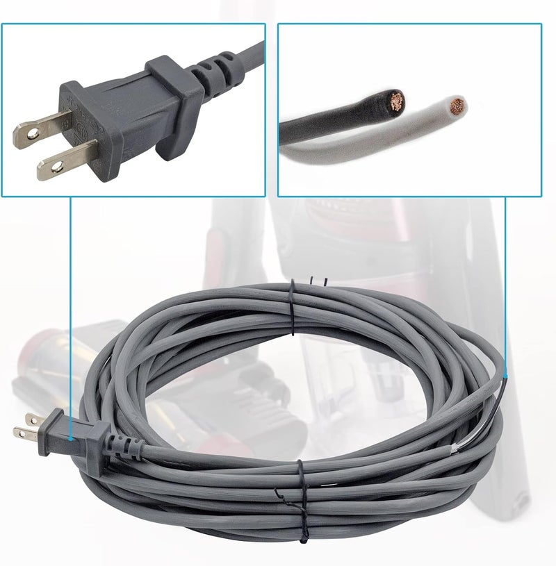 PROSOCOOL 36Ft Vacuum Cleaner Power Cord Replacement for Shark Navigator Lift-Away NV341 NV402 NV450 NV502 Upright Vacuum,Rotator Lift-Away Pro NV355 NV356 NV357 UV400 UV540 NV36 NV60 NV80 NV360 NV370 NV585 - Image 3